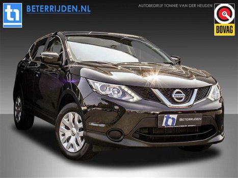 Nissan Qashqai - 1.2 DIG-T 115PK Tomtom Navi, Cruise, Chroom, Led, Bluetooth, Airco - 1