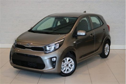 Kia Picanto - 1.0 CVVT Dynamicline ex metallic lak * navi / achtr.cam / airco / cruise control / ele - 1