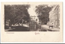 Oude ansichtkaart Gouda; Nonnenwater