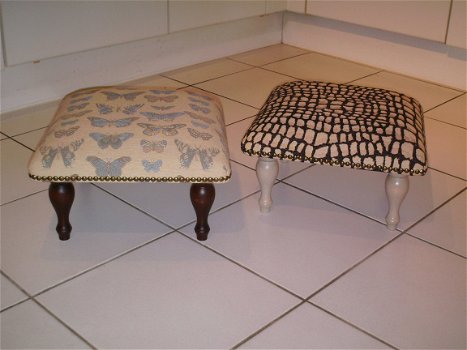 Andere kleur footstoolpoten ? KAN OOK !! NIEUWE FOOTSTOOLS !! - 2