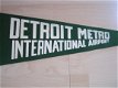 Vlag /wimpel van Detroit Metro International Airport - 3 - Thumbnail