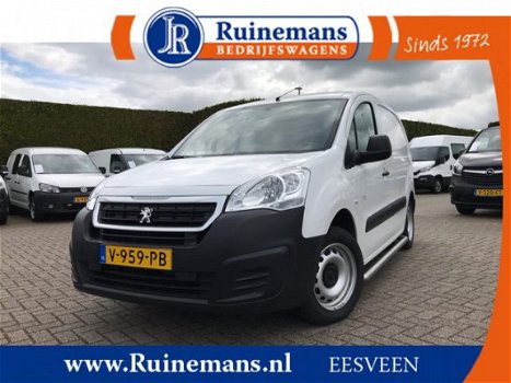 Peugeot Partner - 1.6 BlueHDi 100 PK Premium / BIJRIJDERSBANK / CRUISE / AIRCO / SCHUIFDEUR / 1e EIG - 1