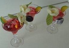 MAGNEETJES COCKTAIL GLAS LUXE BEDANKJE DOOS 48 ST NIEUW