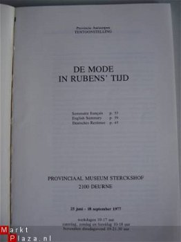 DE MODE IN RUBENS' TIJD. Deurne, Sterckshof, 1977 - 1