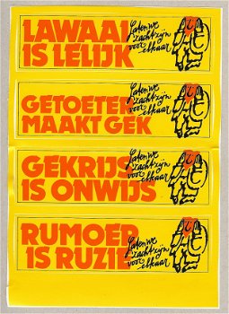 4 Stickers: Laten we zacht zijn voor elkaar (1) - 1