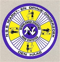 Sticker van NSS Markt- en Opinie-onderzoek