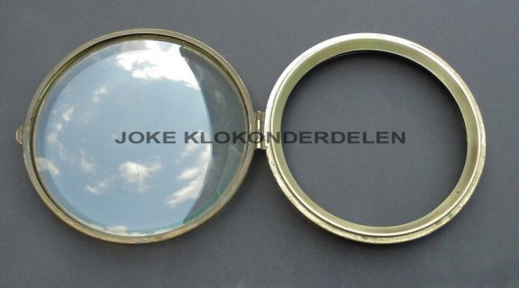 Pendule deur = bol geslepen glas = 39982 - 1