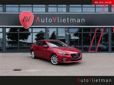 Mazda 3 - 3 2.0 GT-M || Head up || Keyless || Leder interieur || Dodehoek detectie || Navigatie || C - 1