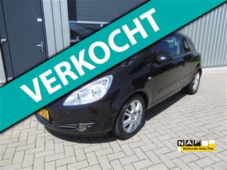 Opel Corsa - 1.4-16V Cosmo Airco Cruise Control Zwart - 1