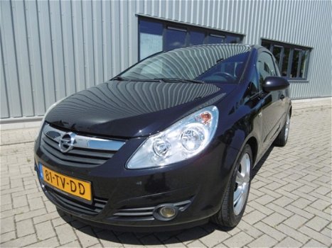 Opel Corsa - 1.4-16V Cosmo Airco Cruise Control Zwart - 1