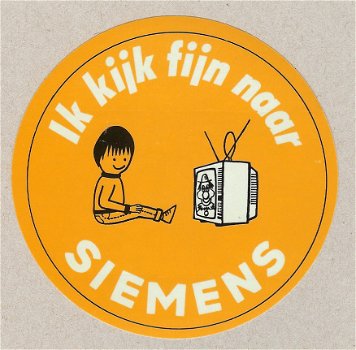 Sticker van Siemens (televisies) - 1