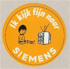 Sticker van Siemens (televisies)