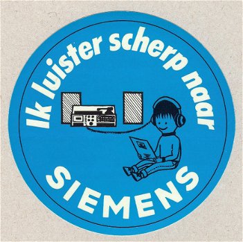 Sticker van Siemens (radio's) - 1