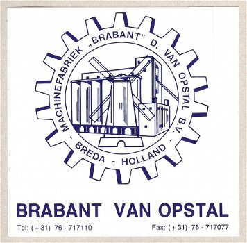 Sticker van Machinefabriek Brabant BV Breda (04) - 1