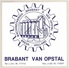 Sticker van Machinefabriek Brabant BV Breda (04)