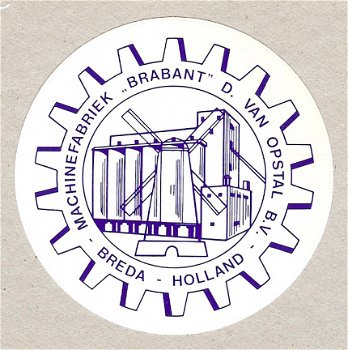 Sticker van Machinefabriek Brabant BV Breda (02) - 1