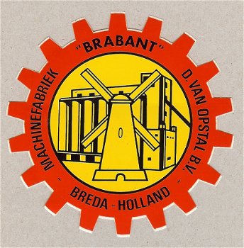 Sticker van Machinefabriek Brabant BV Breda - 1