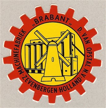 Sticker van Machinefabriek Brabant NV Zevenbergen - 1