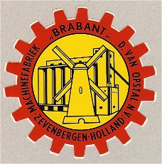 Sticker van Machinefabriek Brabant NV Zevenbergen