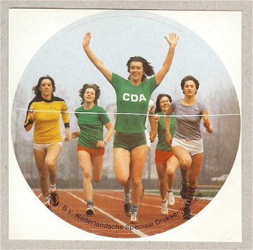 Sticker van CDA - 1