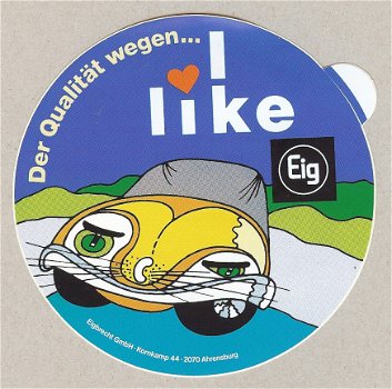 Sticker van Eigbrecht autoruithoezen - 1