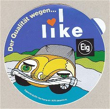 Sticker van Eigbrecht autoruithoezen