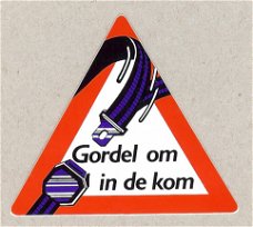 Sticker: Gordel om in de kom