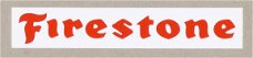 Sticker van Firestone autobanden