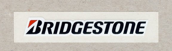 Sticker van Bridgestone autobanden (nr.4) - 1