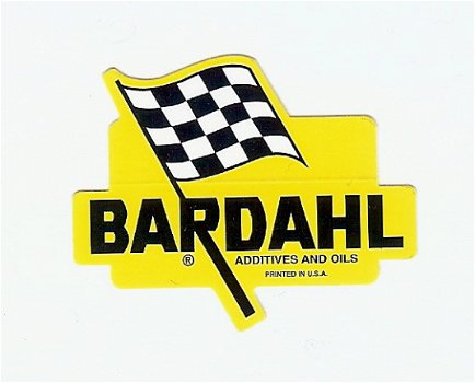 Sticker van Bardahl smeermiddelen (nr.3) - 1