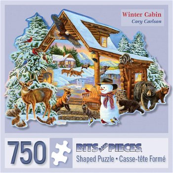 Bits and Pieces - Winter Cabin - 750 Stukjes Nieuw - 2