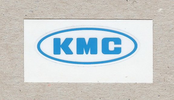 Sticker van KMC fietskettingen - 1