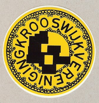 Sticker van Wijkvereniging Krooswijk uit Zevenbergen - 1