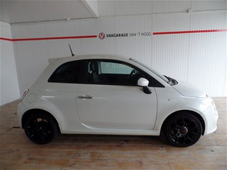 Fiat 500 - Turbo 500S, AIRCO, 16' LM VELGEN, HALF LEDER - 1