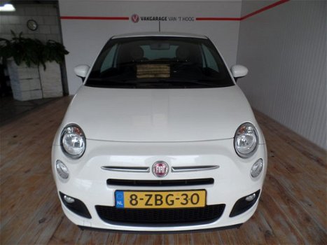 Fiat 500 - Turbo 500S, AIRCO, 16' LM VELGEN, HALF LEDER - 1