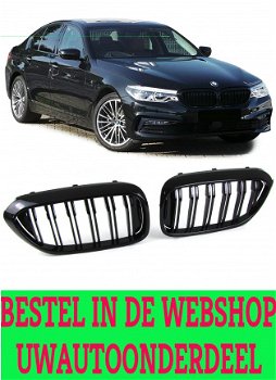 Bmw 5 Serie G30 G31 M5 Sport Nieren / Grill Hoogglans Zwart M Performance - 1