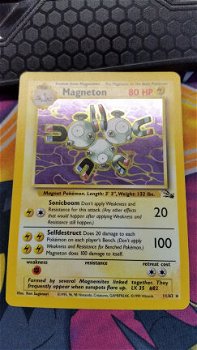 Magneton 11/62 Holo Fossil licht-gebruikt - 1