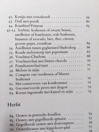 Primeur's vier seizoenen kookboek - Afbeelding 4