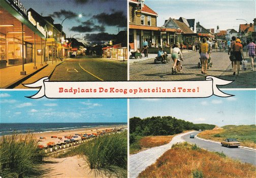 Badplaats De Koog op het eiland Texel 1972 - 1