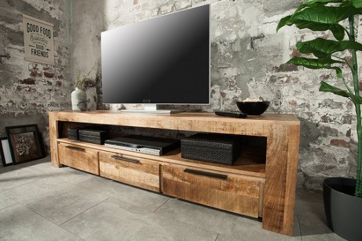 Tv meubel mango hout 170 cm - 3