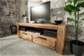 Tv meubel mango hout 130 cm - 3 - Thumbnail