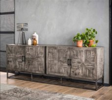 Dressoir mango hout 220 cm