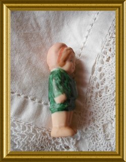 Mooi klein miniatuur porseleinen popje // miniature porcelain doll
