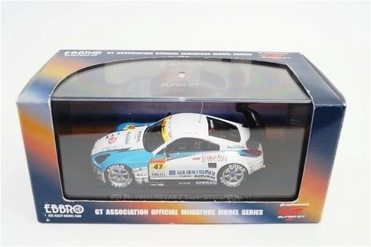 1:43 Ebbro Nissan 350 Z Nismo Super GT 300 2005 wit - 0