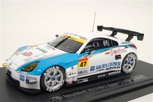 1:43 Ebbro Nissan 350 Z Nismo Super GT 300 2005 wit - 1