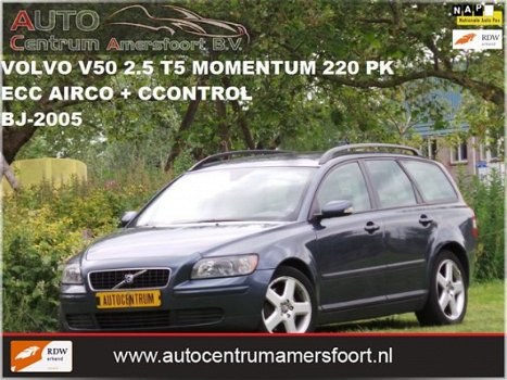 Volvo V50 - 2.5 T5 Momentum ( 1e EIGENAAR + INRUIL MOGELIJK ) - 1