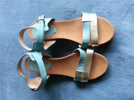 Superleuke sandaaltjes Ibiza / boho style ,maat 39 - 1