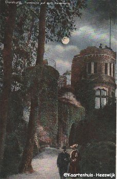 Duitsland, Duisburg Turmruine auf dem Kaiserberg 1920 - 1