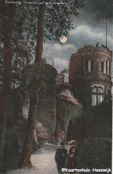 Duitsland, Duisburg Turmruine auf dem Kaiserberg 1920