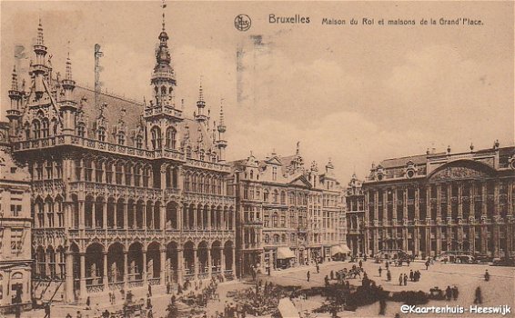 Belgie Bruxelles Maison du Roi et maisons de la Grand Place - 1